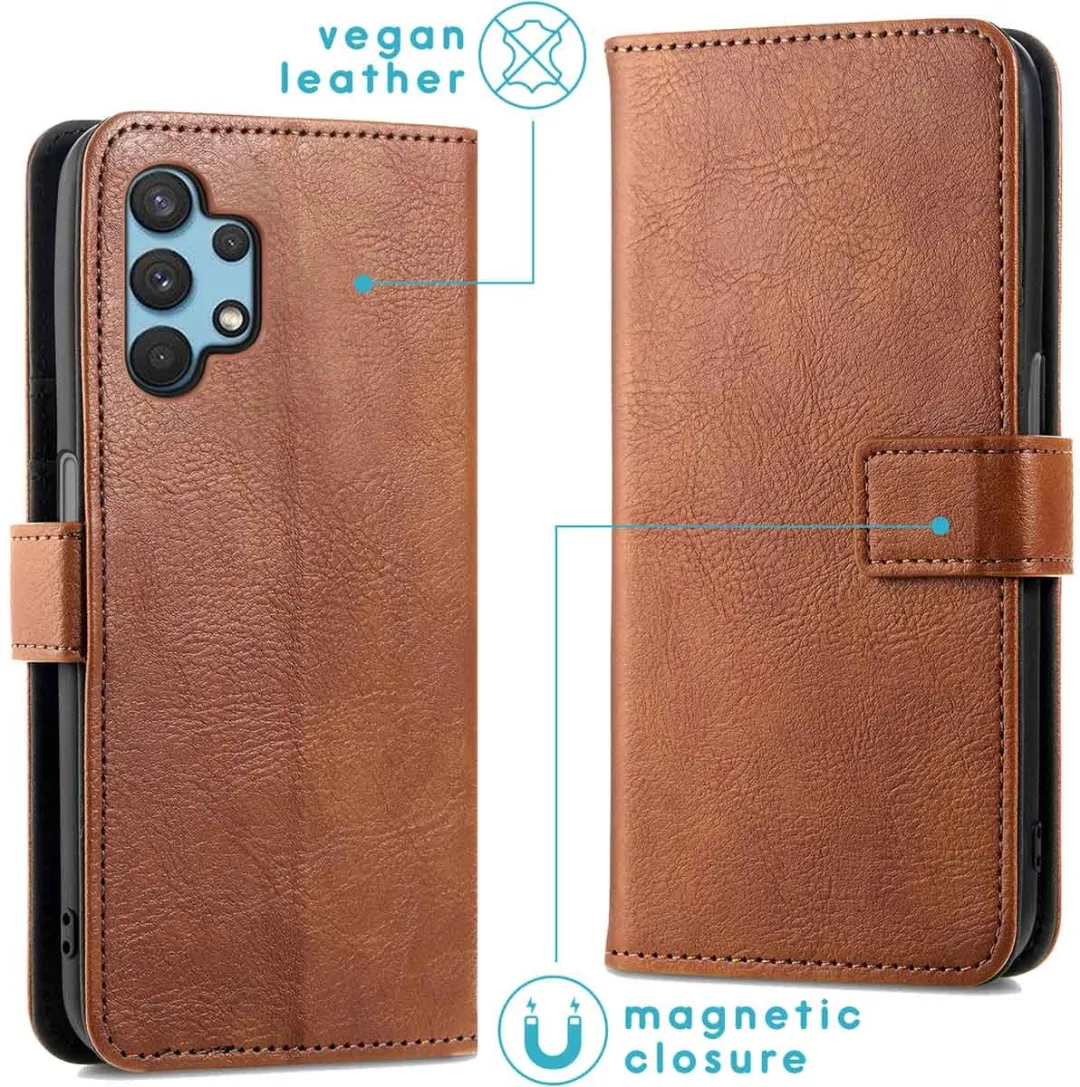 Imoshion Hoesje Samsung Galaxy A32 4G - 3 Pasjes - Bruin