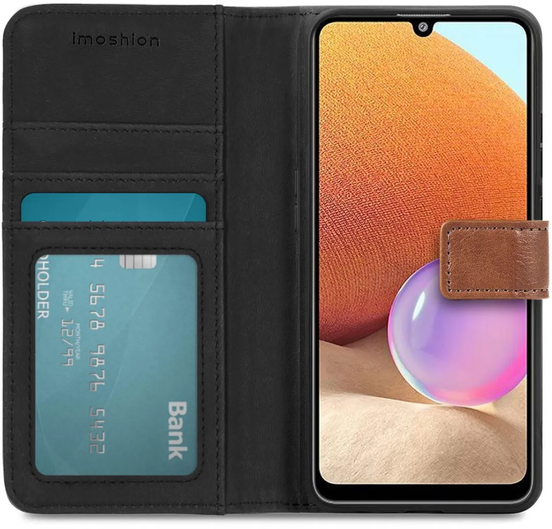 Imoshion Hoesje Samsung Galaxy A32 4G - 3 Pasjes - Bruin