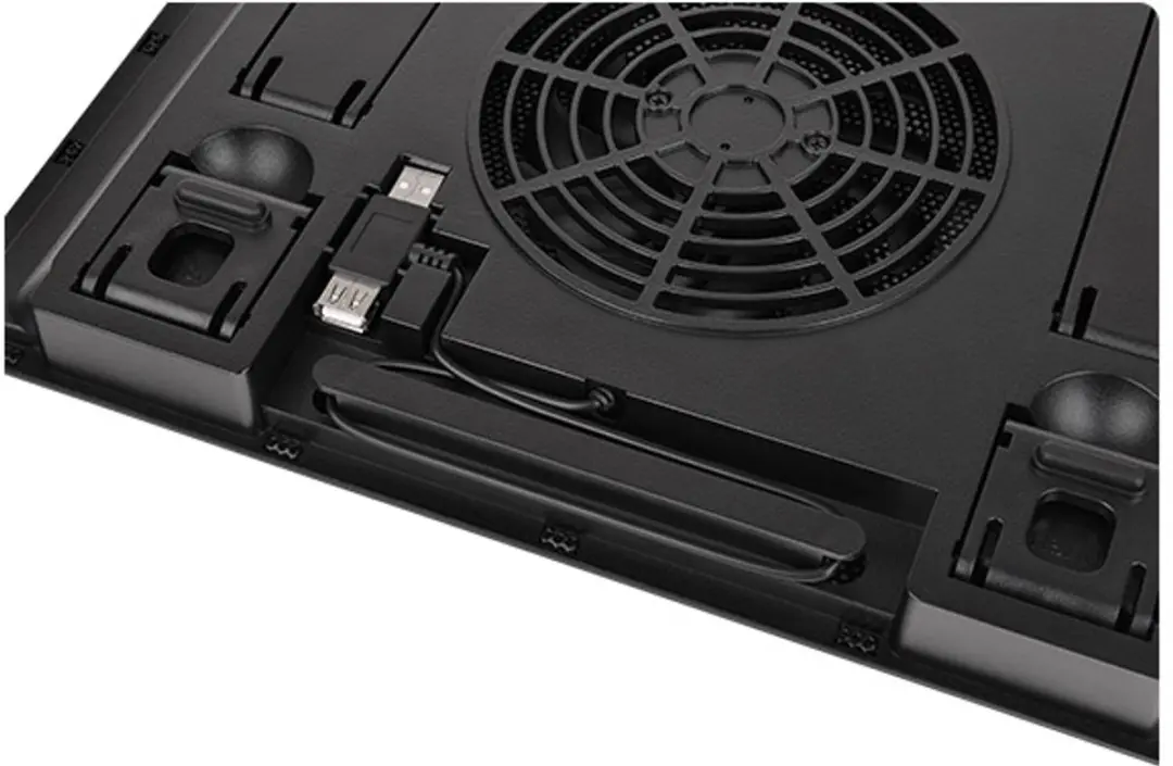 Thermaltake Massive A23 CL-N013-PL12BL-A Laptopkoeler - Zwart - afbeelding 4 van 6