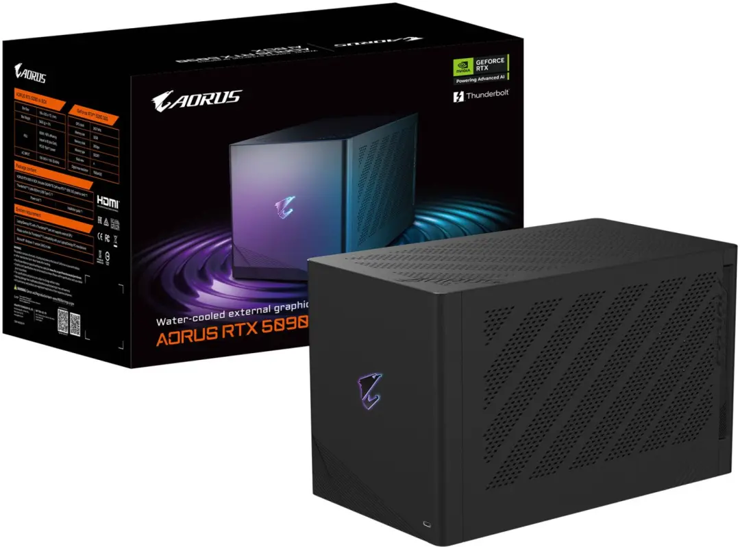 Gigabyte AORUS AI BOX GV-N5090IXEB-32GD Externe GPU