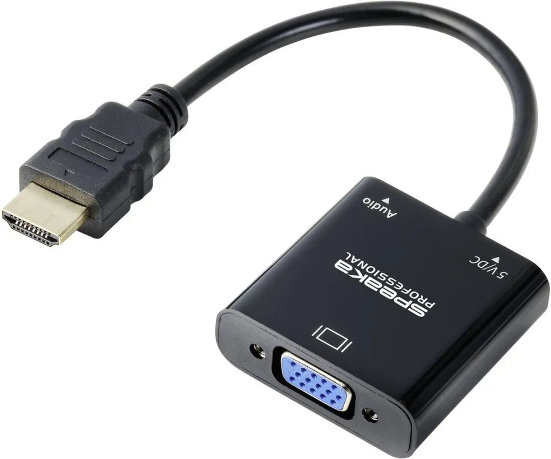 SpeaKa Professional SP-10352148 HDMI-VGA Adapter