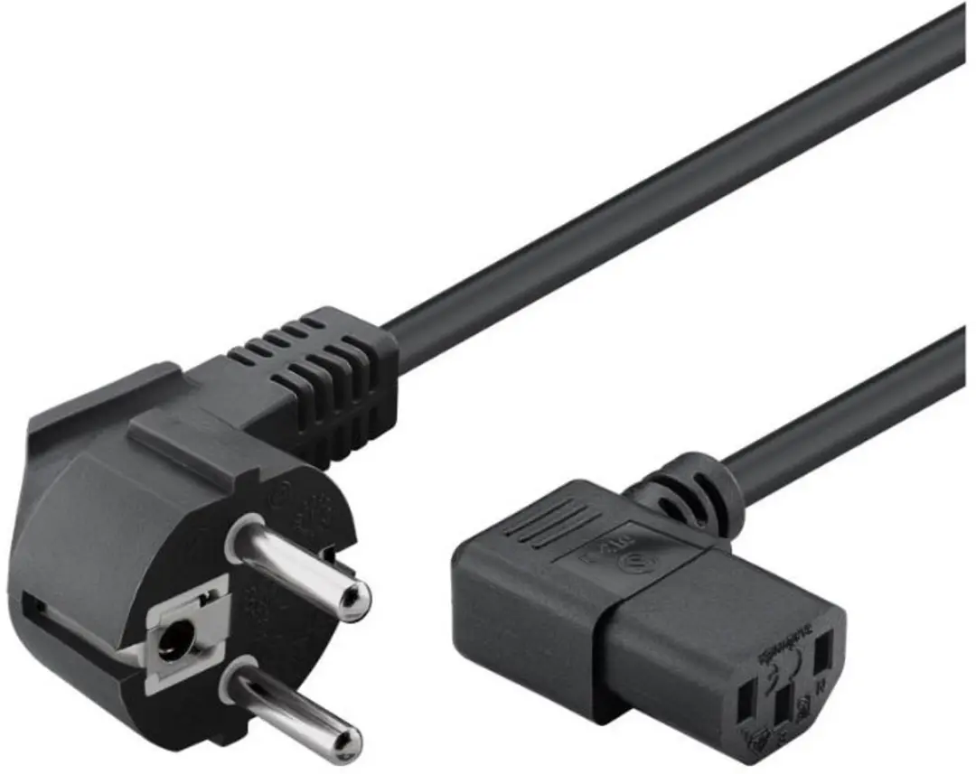 MicroConnect MC-JT008/HT3W-H05VV-F-3.0 Stroomkabel - Zwart - afbeelding 2 van 3