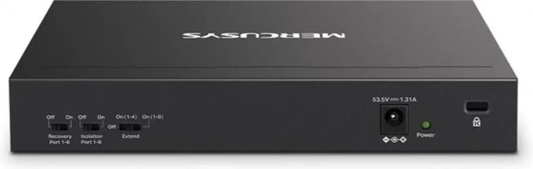 Mercusys MS110P Netwerk-switch - Zwart - afbeelding 4 van 6