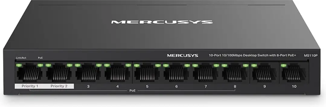 Mercusys MS110P Netwerk-switch