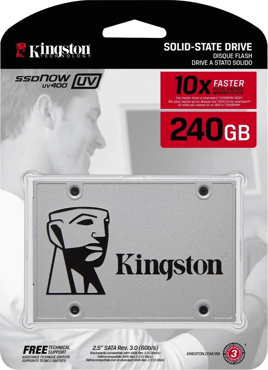 Kingston SSDNow UV400 - Interne SSD - 240 GB - afbeelding 4 van 6