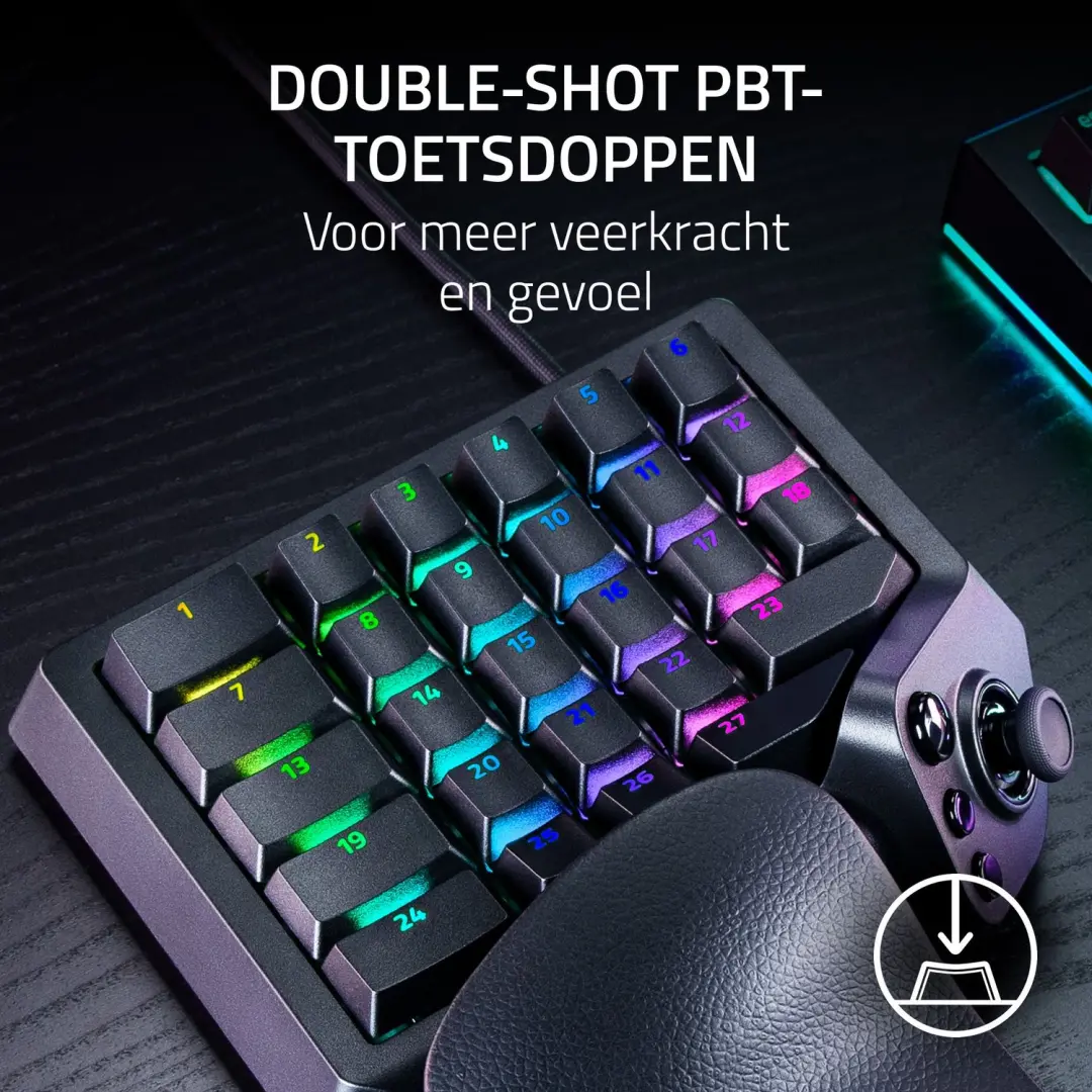 Razer Tartarus V2 Pro RZ07-05520100-R3M1 Gaming Keypad - Zwart - afbeelding 3 van 6
