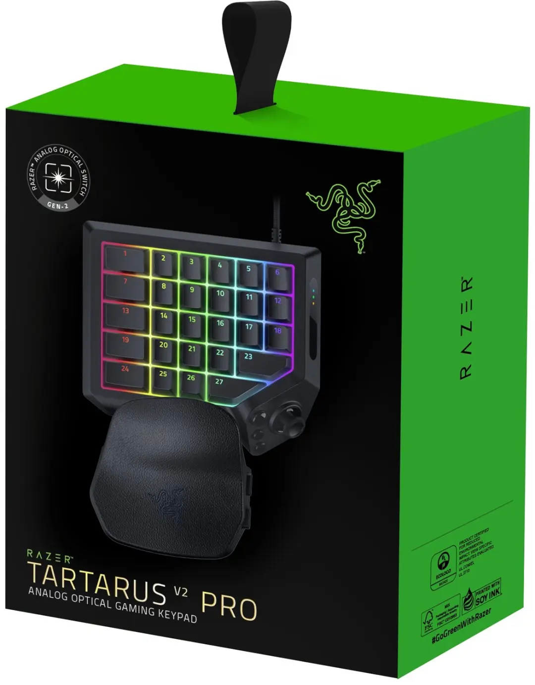 Razer Tartarus V2 Pro RZ07-05520100-R3M1 Gaming Keypad - Zwart - afbeelding 6 van 6
