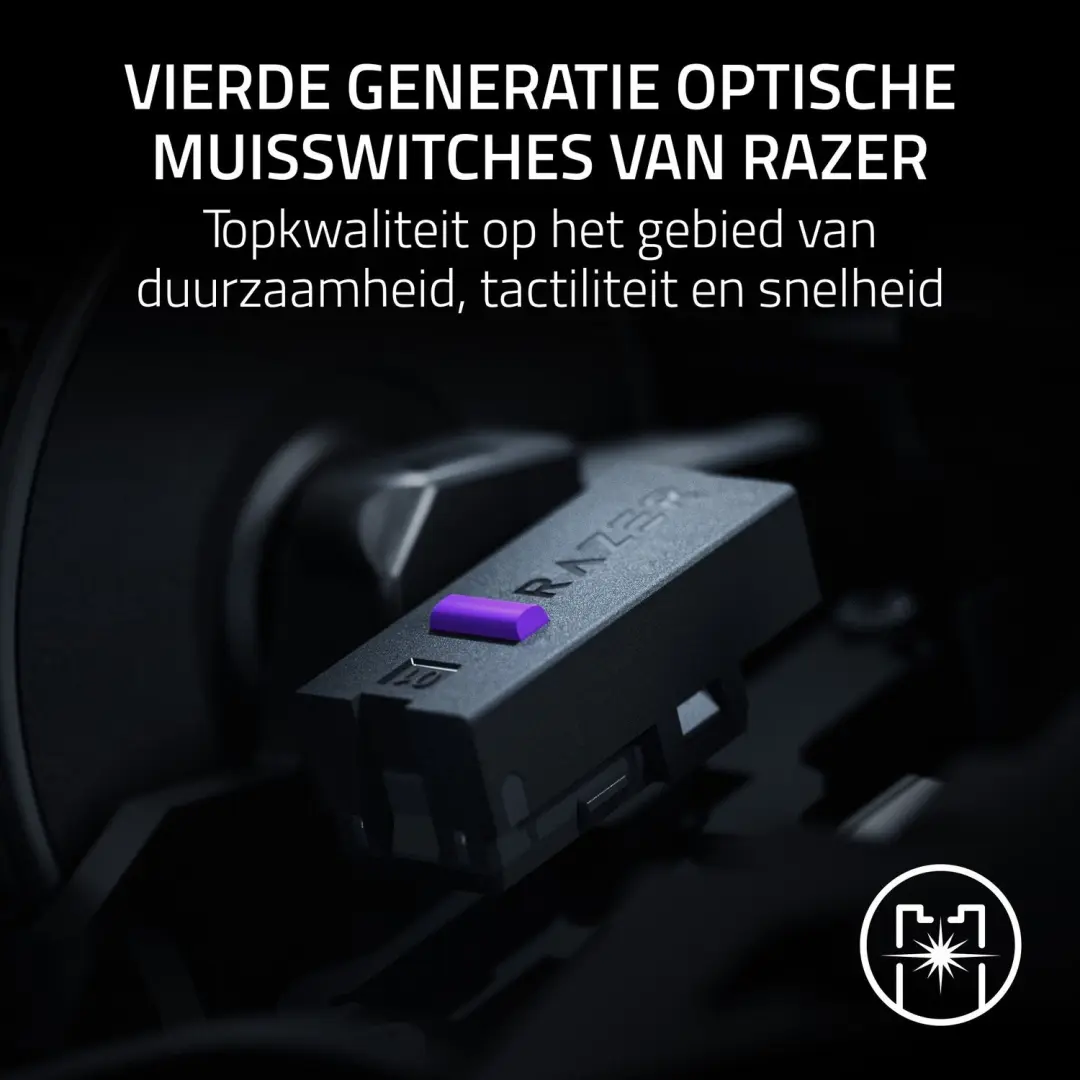 Razer Basilisk V4 Pro Draadloze Gaming Muis - Zwart - afbeelding 4 van 6