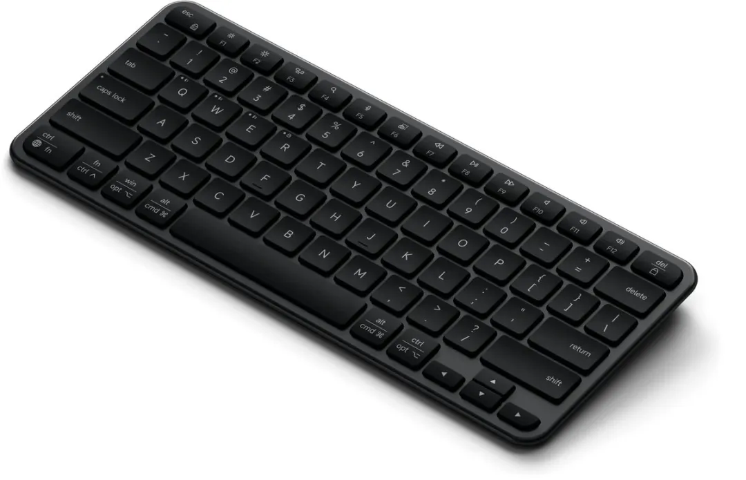 Satechi Slim EX1 Draadloos Toetsenbord – Bluetooth 5.3 kanalen – Universele Compatibiliteit – Energiezuinige Modus verlengt Levensduur tot 12 Maanden - Zwart