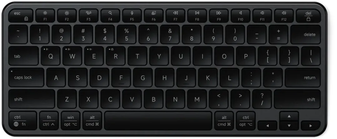 Satechi Slim EX1 Draadloos Toetsenbord – Bluetooth 5.3 kanalen – Universele Compatibiliteit – Energiezuinige Modus verlengt Levensduur tot 12 Maanden - Zwart