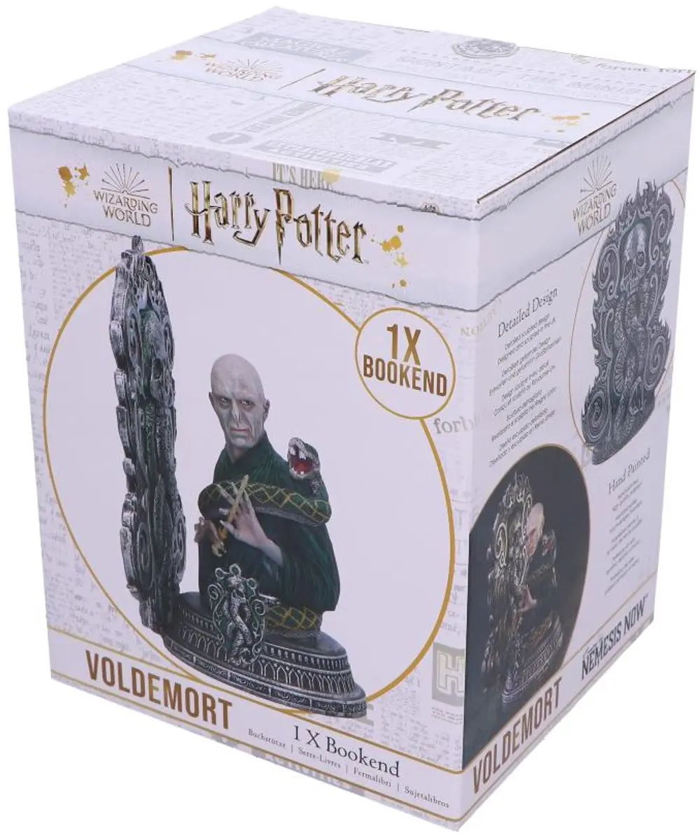 Harry Potter Lord Voldemort Boekensteun - 20cm - afbeelding 2 van 6
