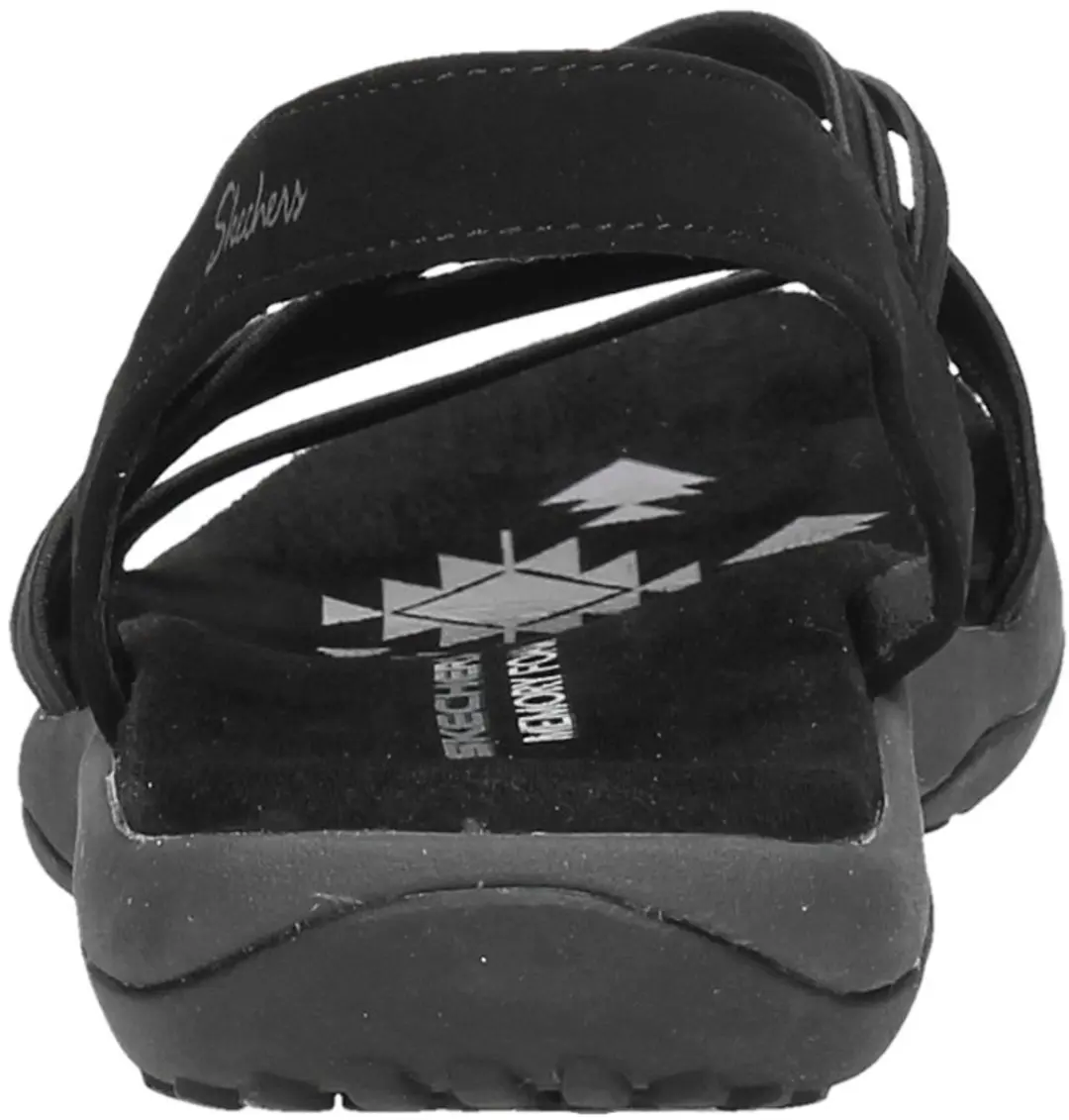 Skechers Reggae Slim - Simply Stretch Dames Sandalen - Black - Maat 40 - afbeelding 5 van 6