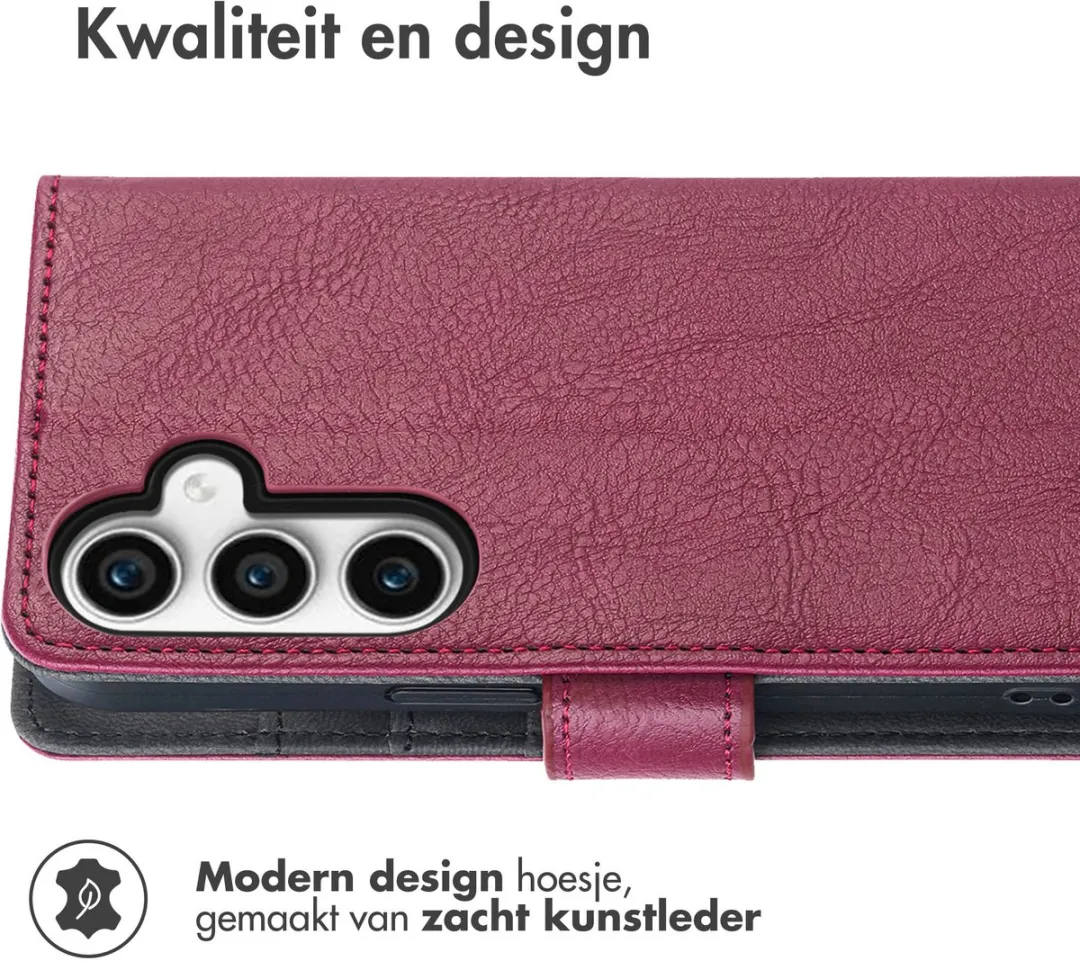 Imoshion Hoesje Samsung Galaxy S23 FE - 3 Pasjes - Bordeaux - afbeelding 2 van 6