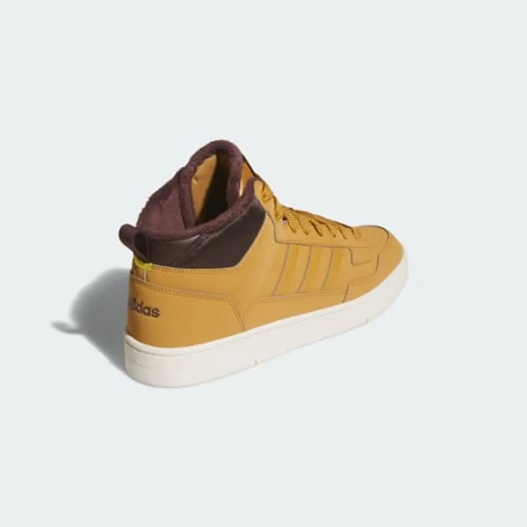 adidas Rapid Court Mid Winterized Schoenen - Supcol/Shabrn/Owhite - afbeelding 3 van 6