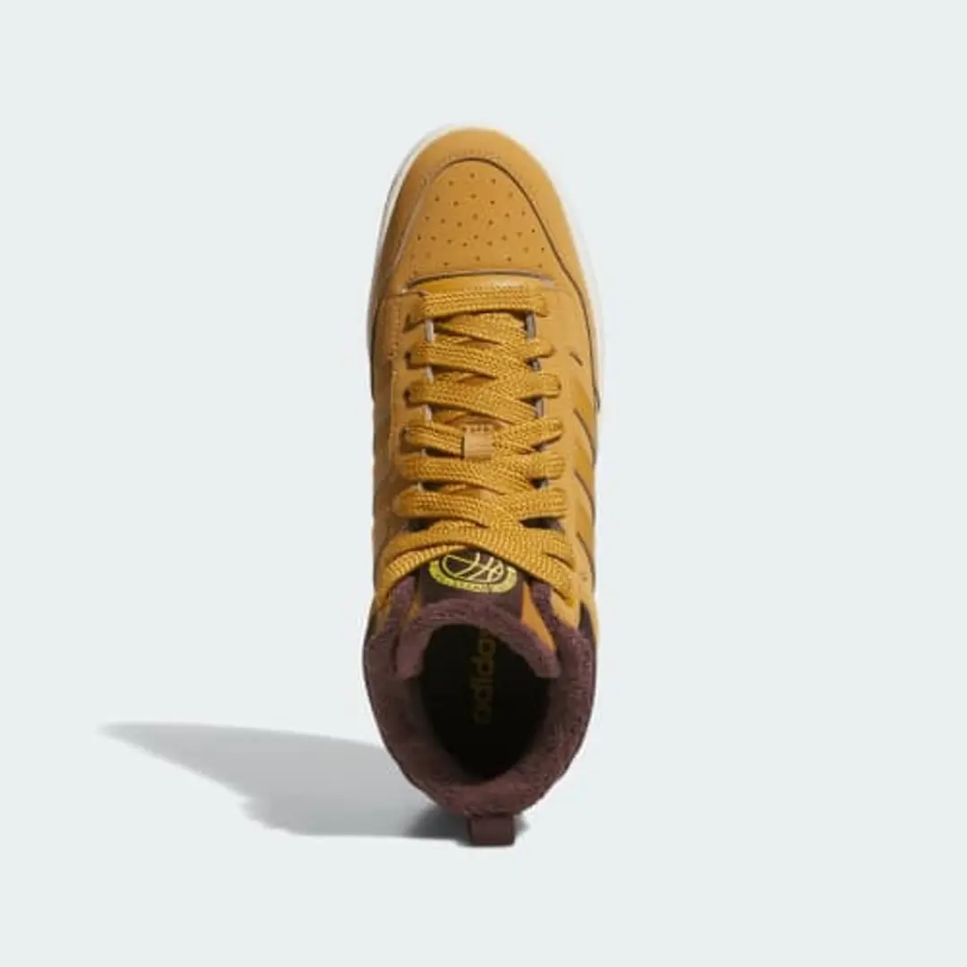 adidas Rapid Court Mid Winterized Schoenen - Supcol/Shabrn/Owhite - afbeelding 6 van 6