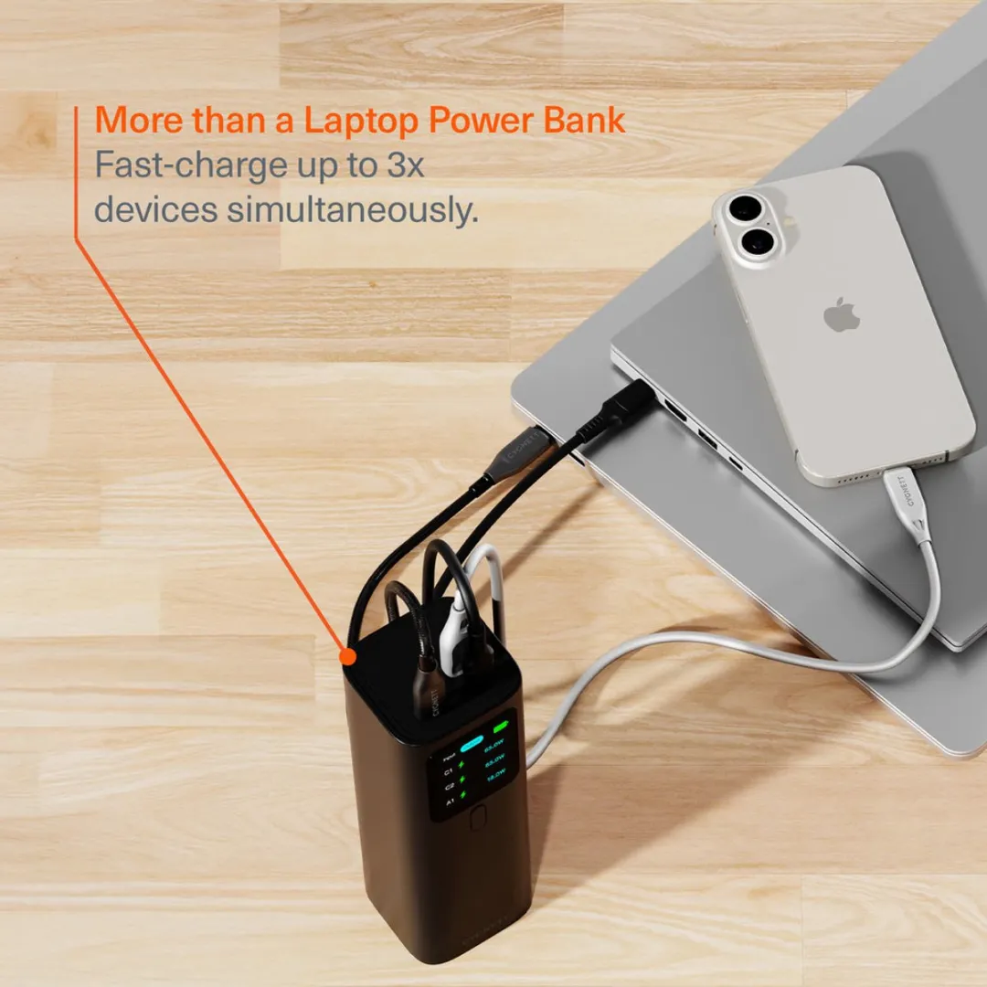 Cygnett HighPWR 27K Powerbank 27000mAh - 148W - Zwart