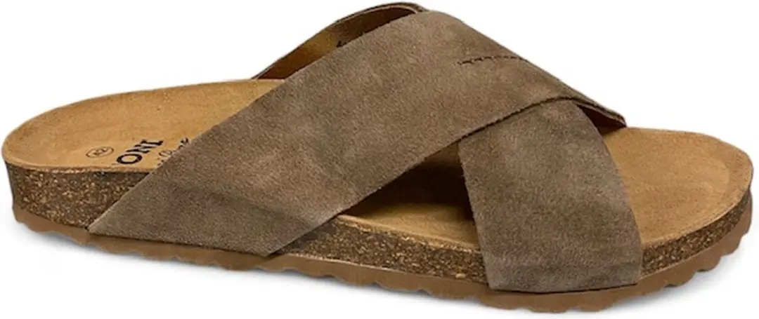 Toni Pons Gol QT Taupe Piel-slipper toni pons-kruisband slipper toni pons MT44