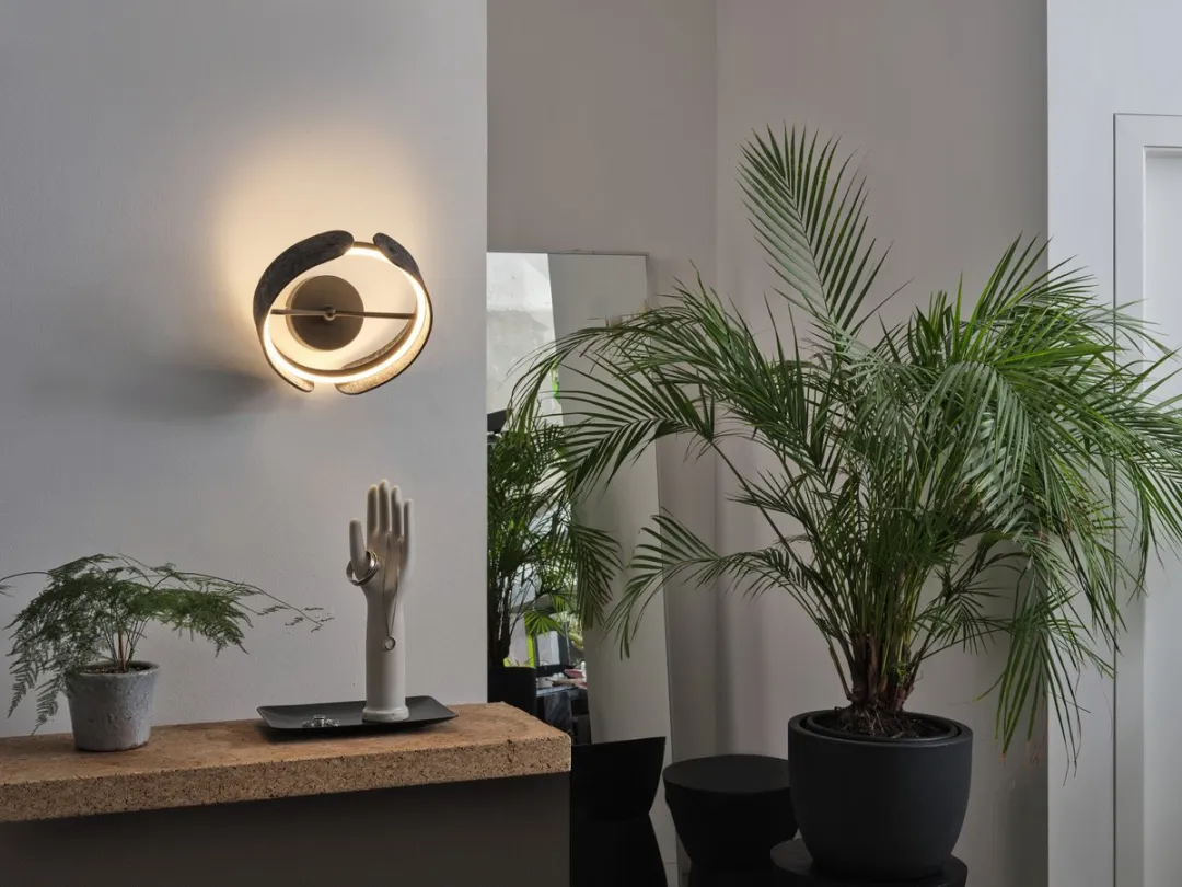 Osram Decor Curve Felt Wandlamp 20W - Donkergrijs