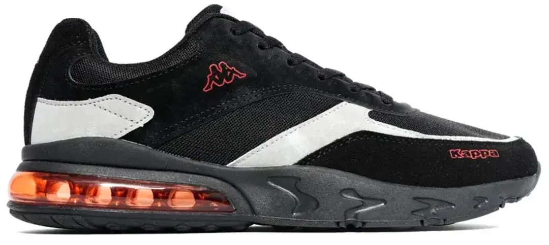 Kappa Saigon Thermal Baskets - Zwart/Grijs/Rood - afbeelding 3 van 6
