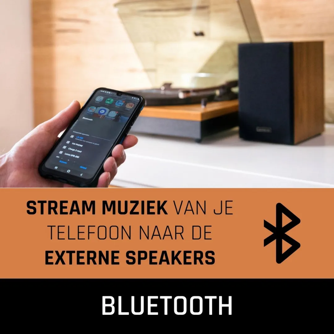 Lenco LS-300WD Platenspeler - Bluetooth - Hout