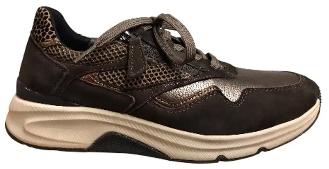 Gabor Rollingsoft Dames Sneakers - 37 - Bruin - afbeelding 6 van 6