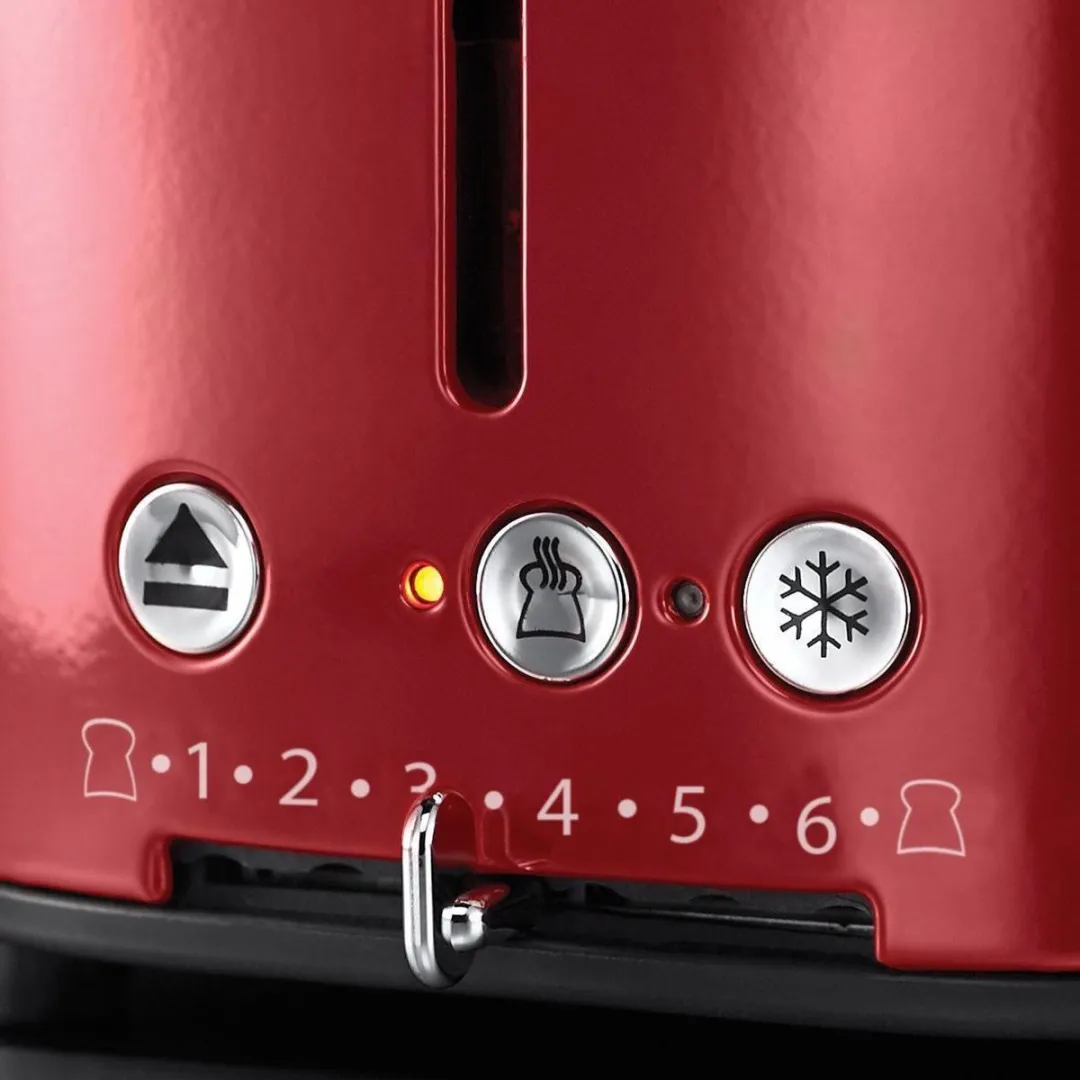 Russell Hobbs 21680-56 Retro Broodrooster - 2 Sandwiches - 1300W - Rood