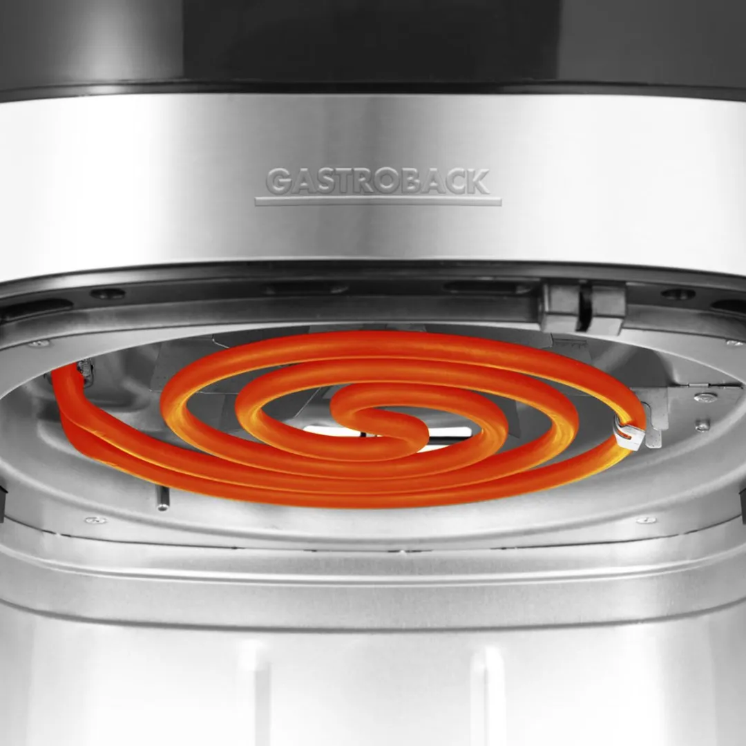 Gastroback Design Air Pro Enkel 3,7L Heteluchtfriteuse 1300W - Zwart