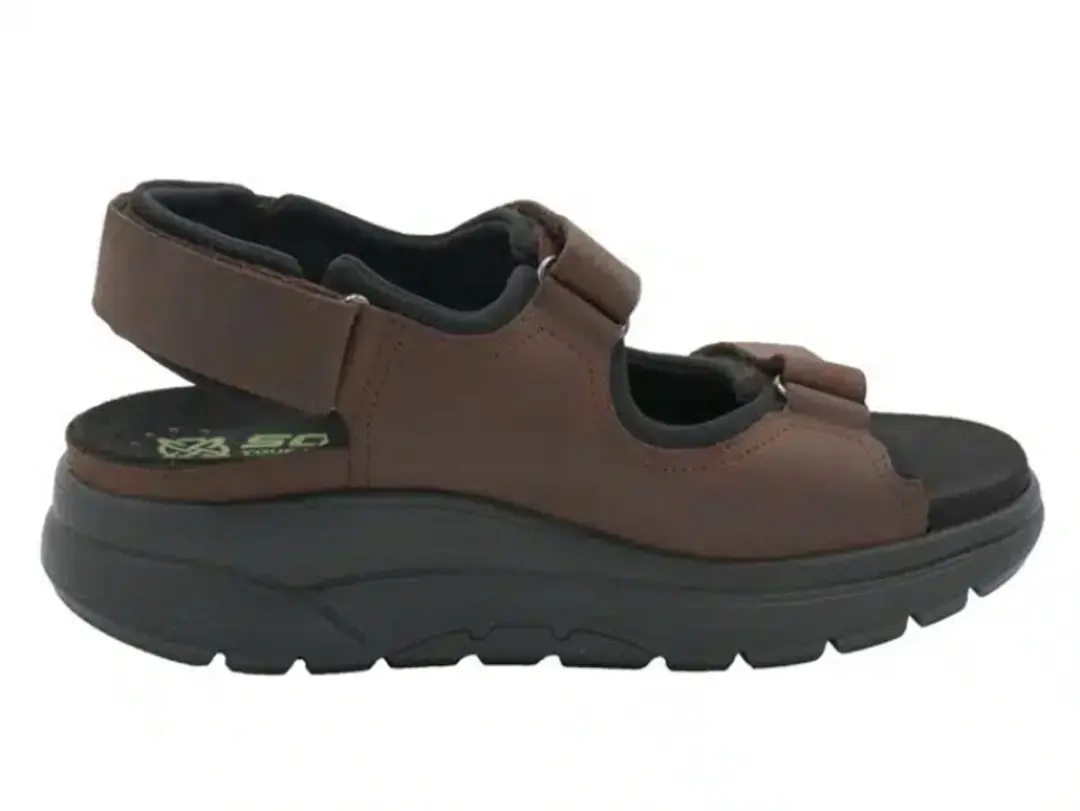Mephisto Sano Sandaal Wilfried Donkerbruin
