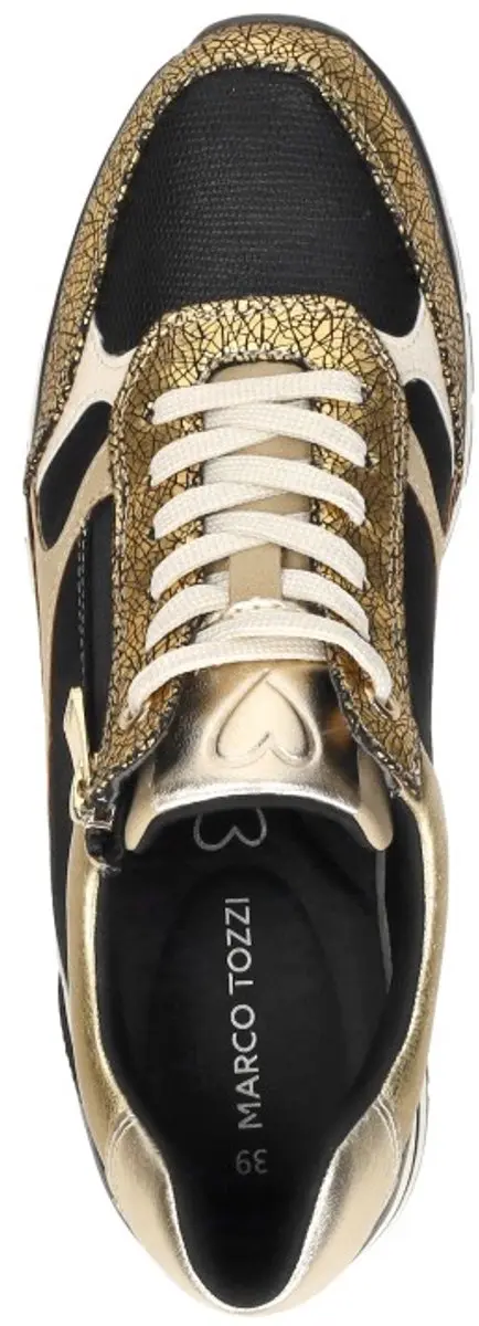 Marco Tozzi Sneakers Laag - Goudkleur - Maat 38 - afbeelding 5 van 6