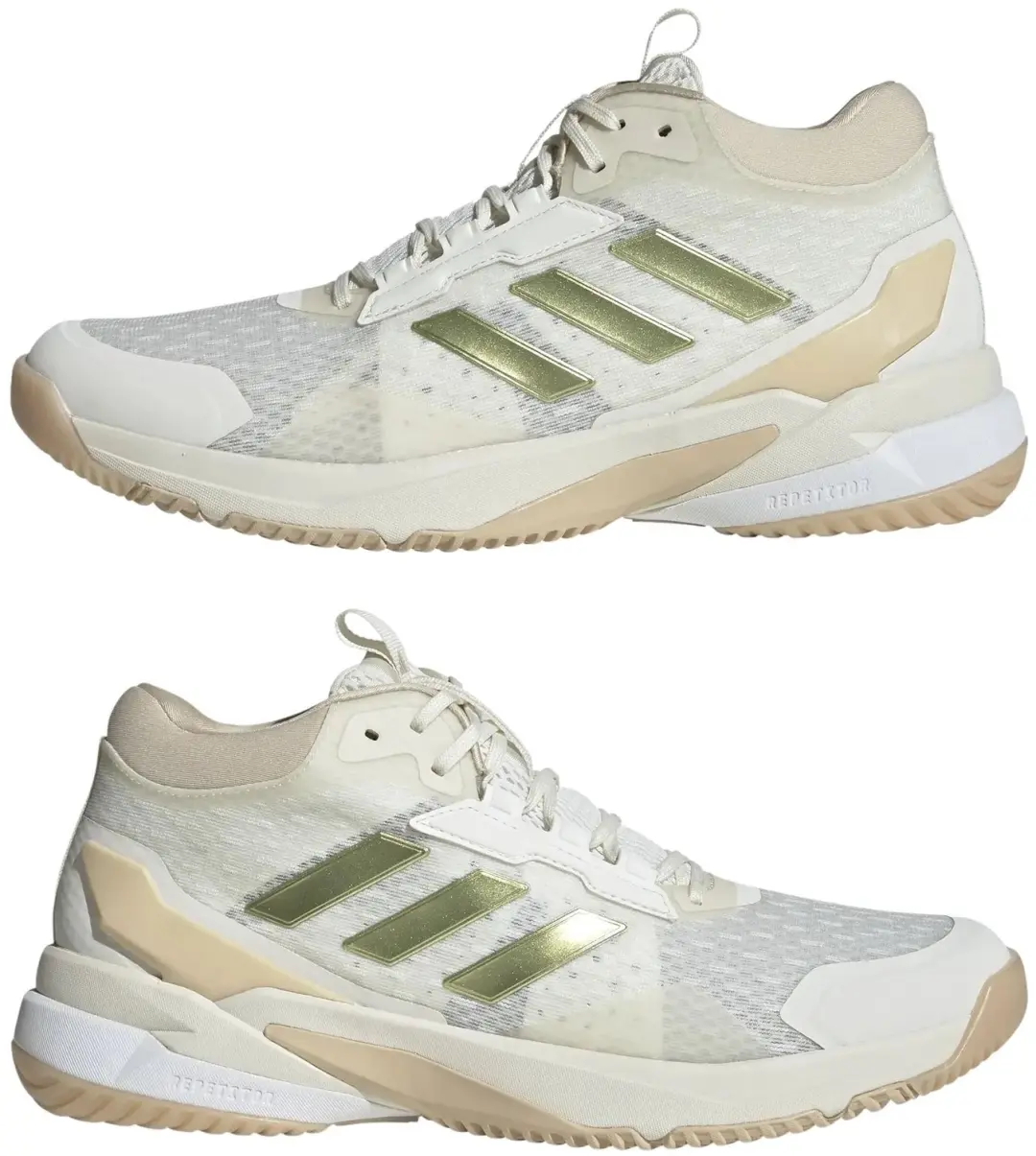 adidas Crazyflight 6 Mid Indoorschoenen Dames - Wit - afbeelding 2 van 2