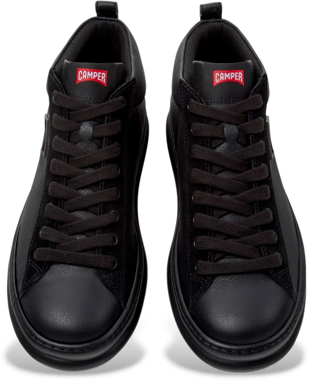 Camper Zwarte leren Runner-sneakers - afbeelding 5 van 6