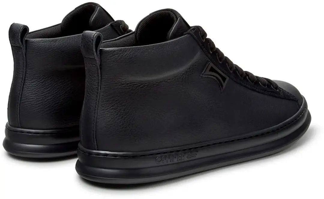 Camper Zwarte leren Runner-sneakers - afbeelding 4 van 6