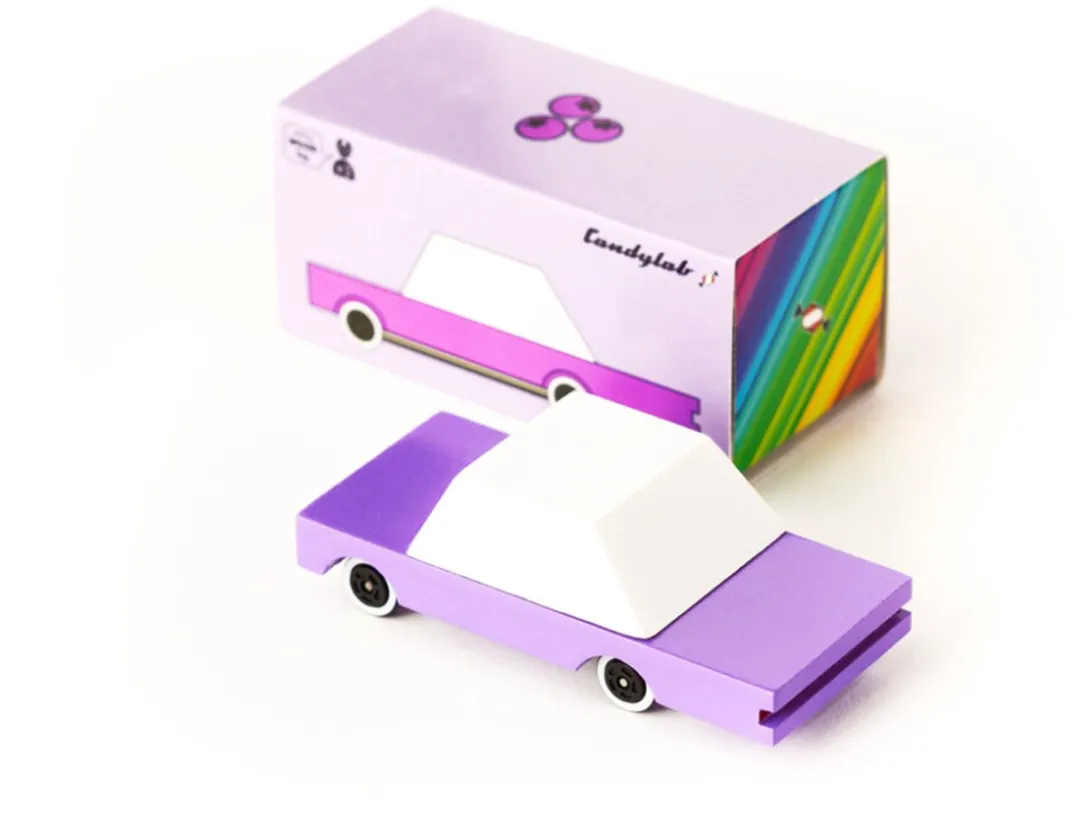 Candylab Candycar World B. BERRY 5500813 - Houten Diecast Auto - Lila