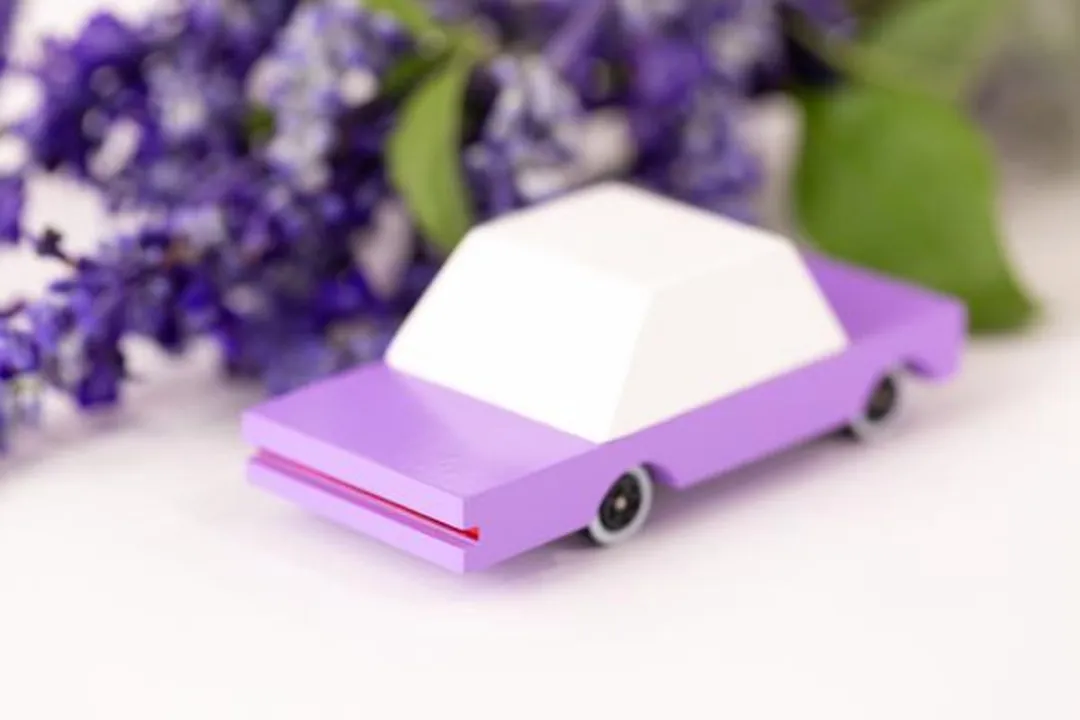 Candylab Candycar World B. BERRY 5500813 - Houten Diecast Auto - Lila
