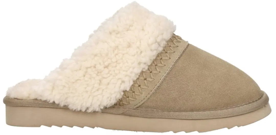 Warmbat Nhill Strap Curly Wool Dames Sloffen