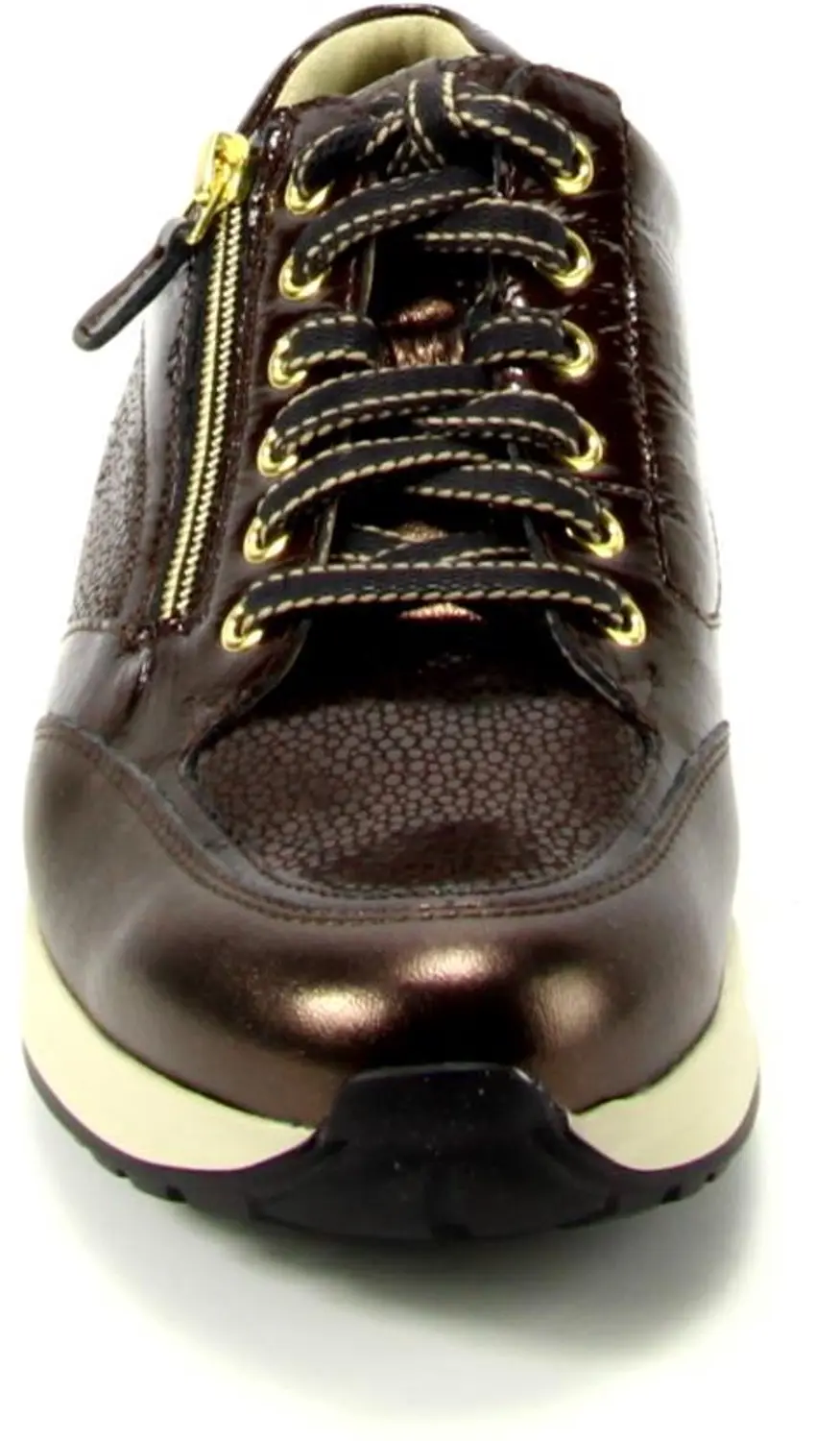 Durea 6322 Sneakers - Wijdte K - Bruin - afbeelding 6 van 6