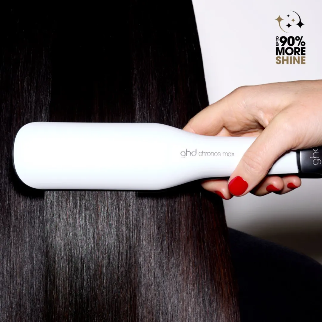 GHD Chronos Max Stijltang - Brede Platen Wit