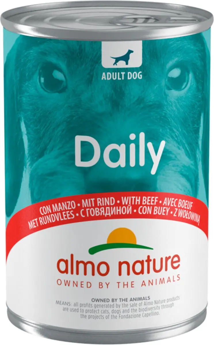 Almo Nature Daily Menu Natvoer Hond Rund