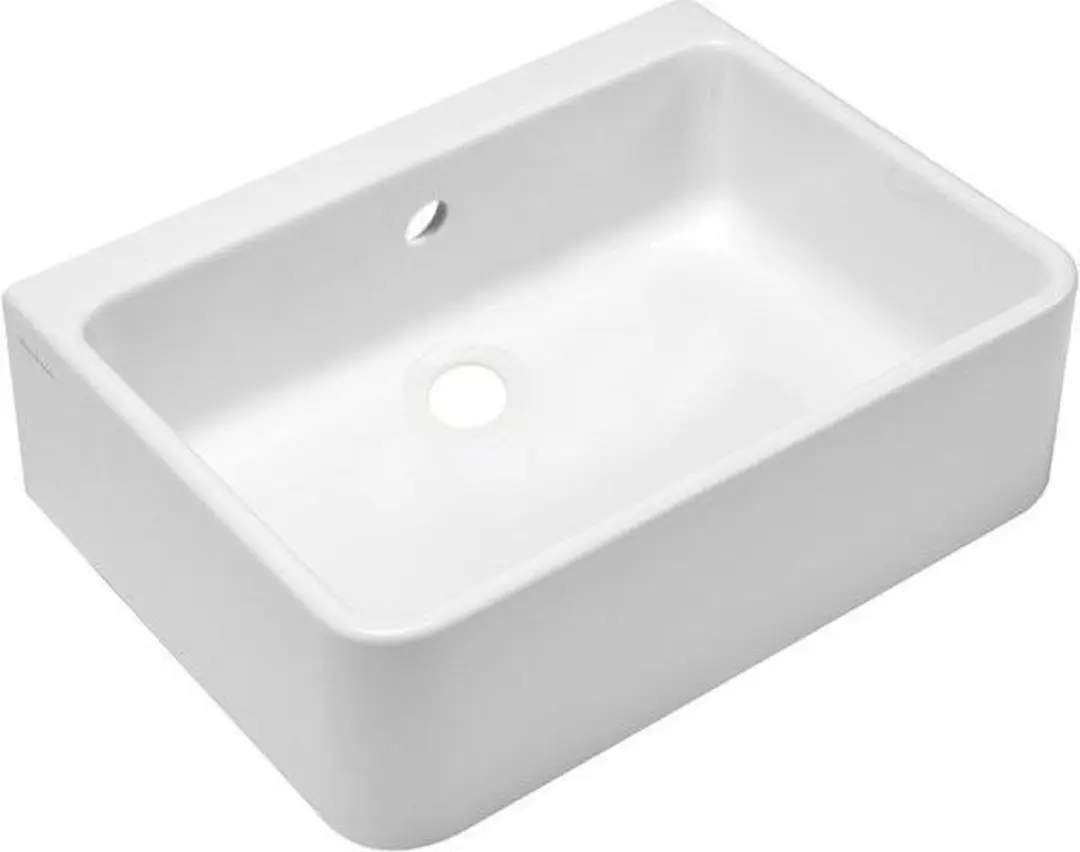 Villeroy & Boch O'novo gootsteen met overloop 49.5x40x17cm