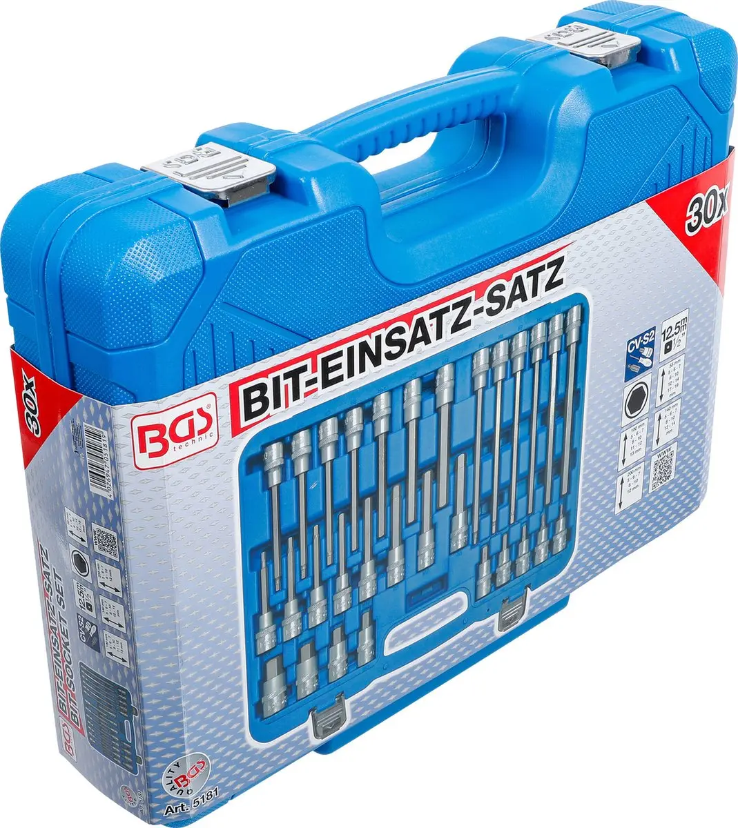 BGS Dopsleutelbitset 1/2 INBUS 30 delig