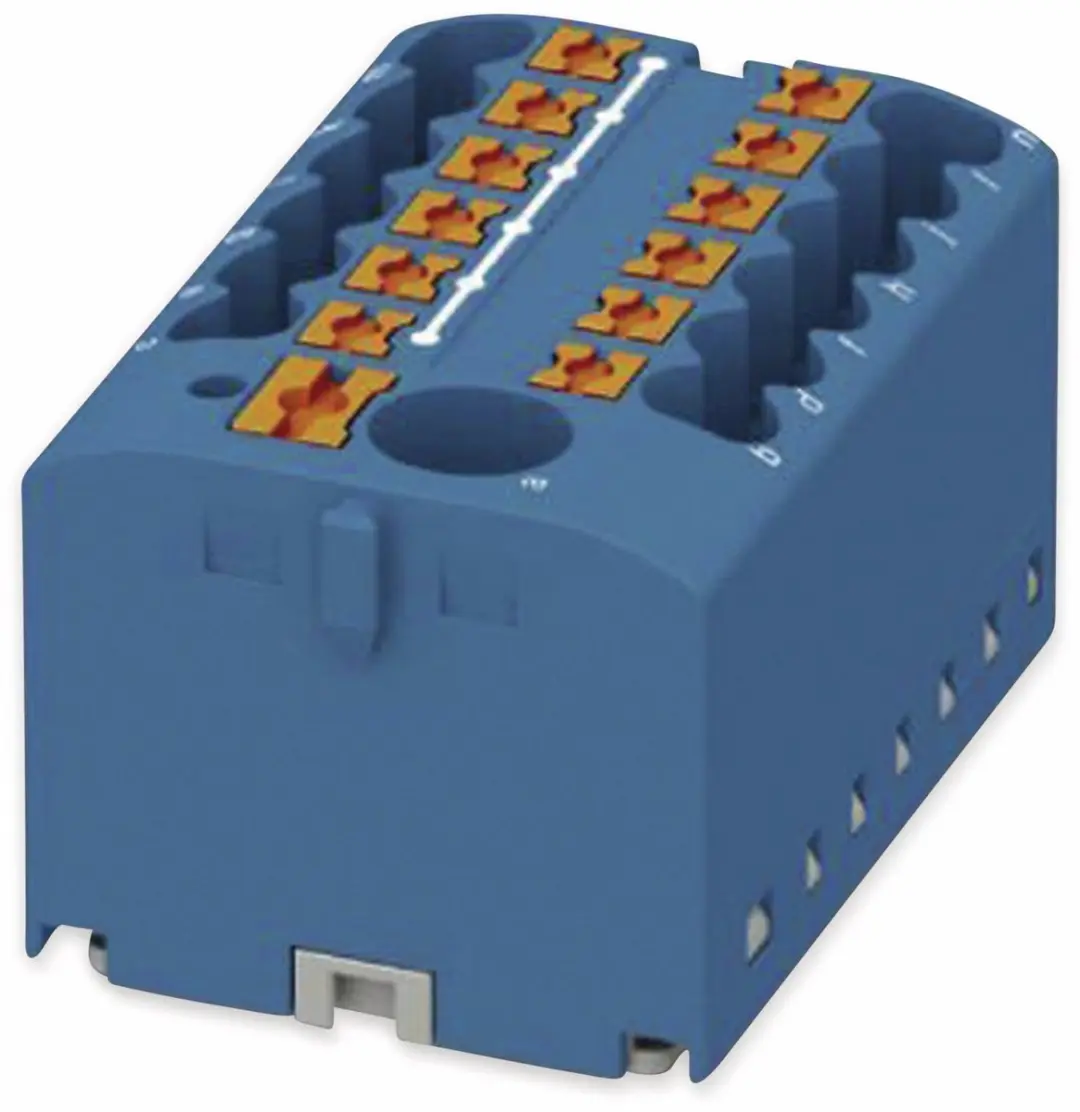 Phoenix Contact PTFIX 6/12X2,5 BU 3273354 Verdeelblok 0.14 mm² 2.50 mm² Blauw