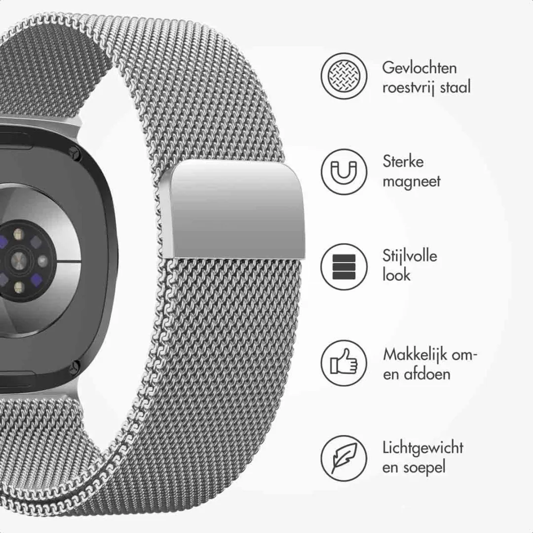 Imoshion Milanees Magnetisch Bandje Zilver - Samsung Galaxy Watch