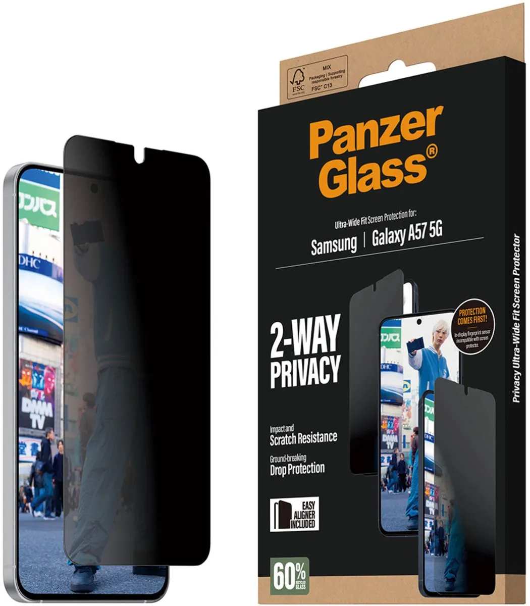 PanzerGlass Samsung Galaxy A57 5G Privacy Glas - afbeelding 6 van 6
