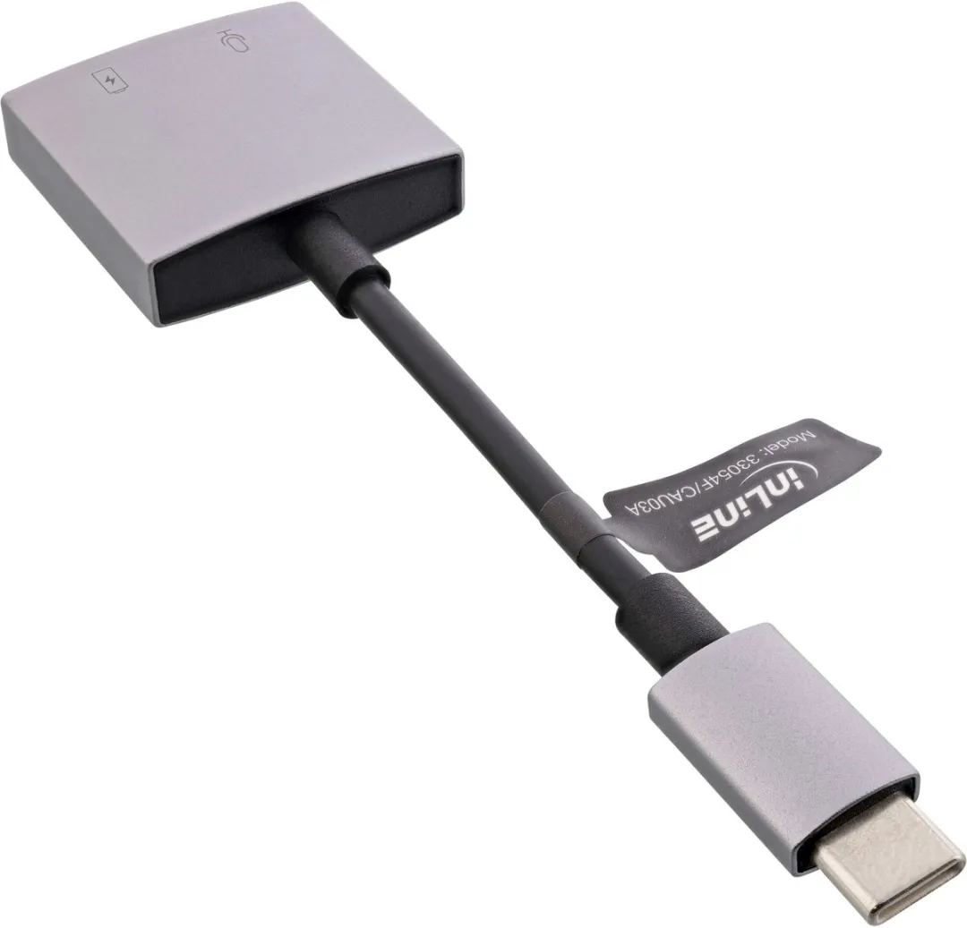 InLine USB-C Audio Adapter 33054F - Zilver - afbeelding 6 van 6