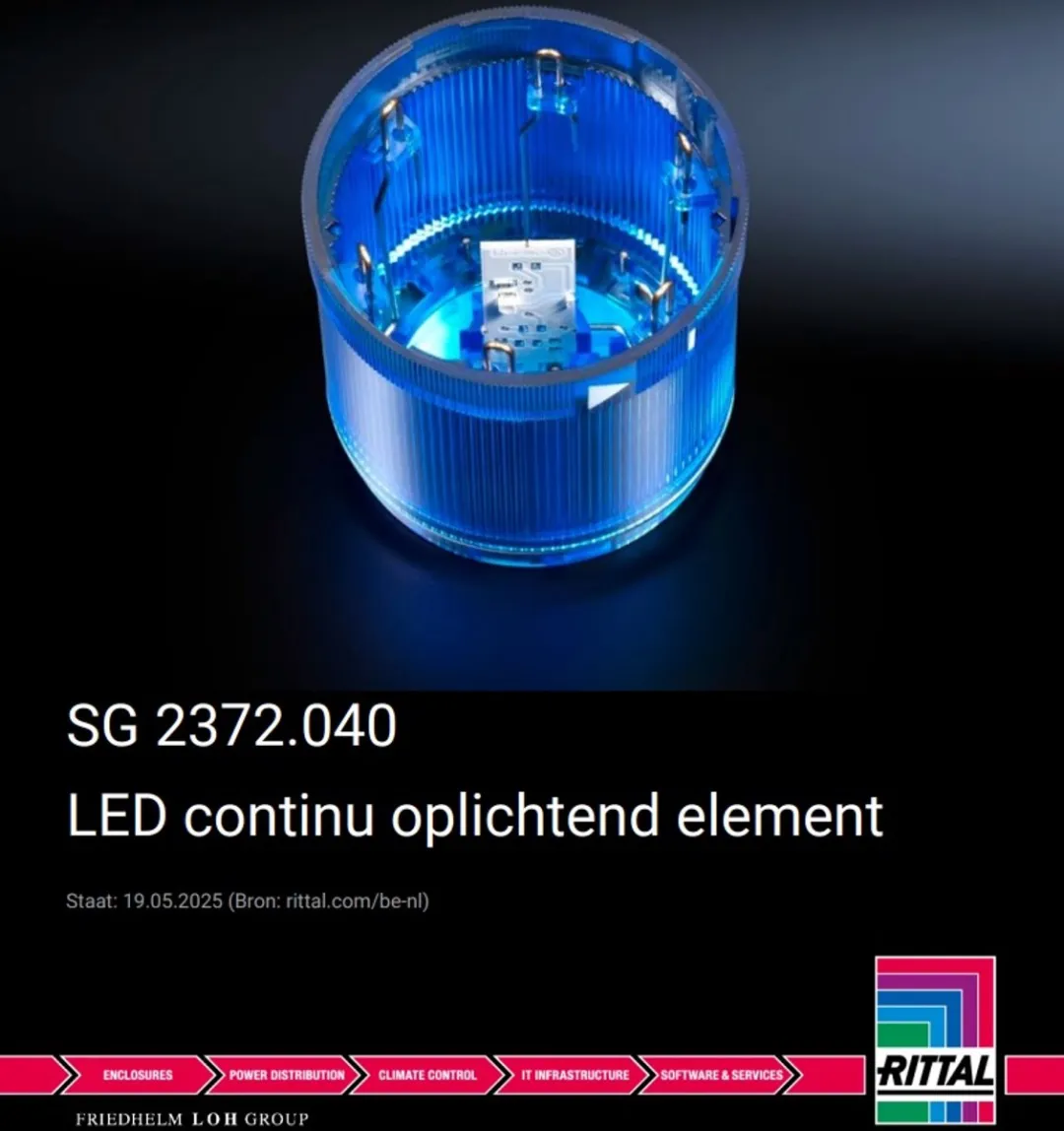 Rittal SG 2372.040 Afdekkap
