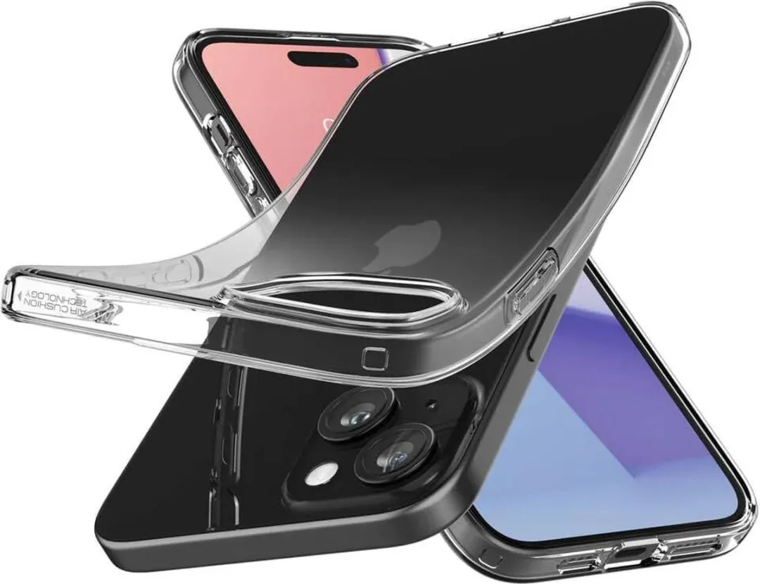Spigen Crystal Flex ACS06456 Hoesje - iPhone 15 Plus - Transparant