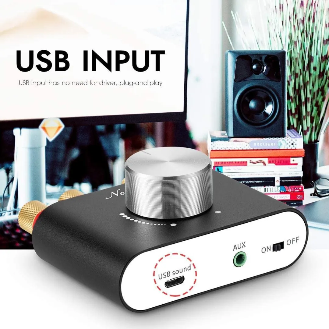 NÖRDIC SGM-173 Bluetooth Audio Versterker - 50W - Zwart