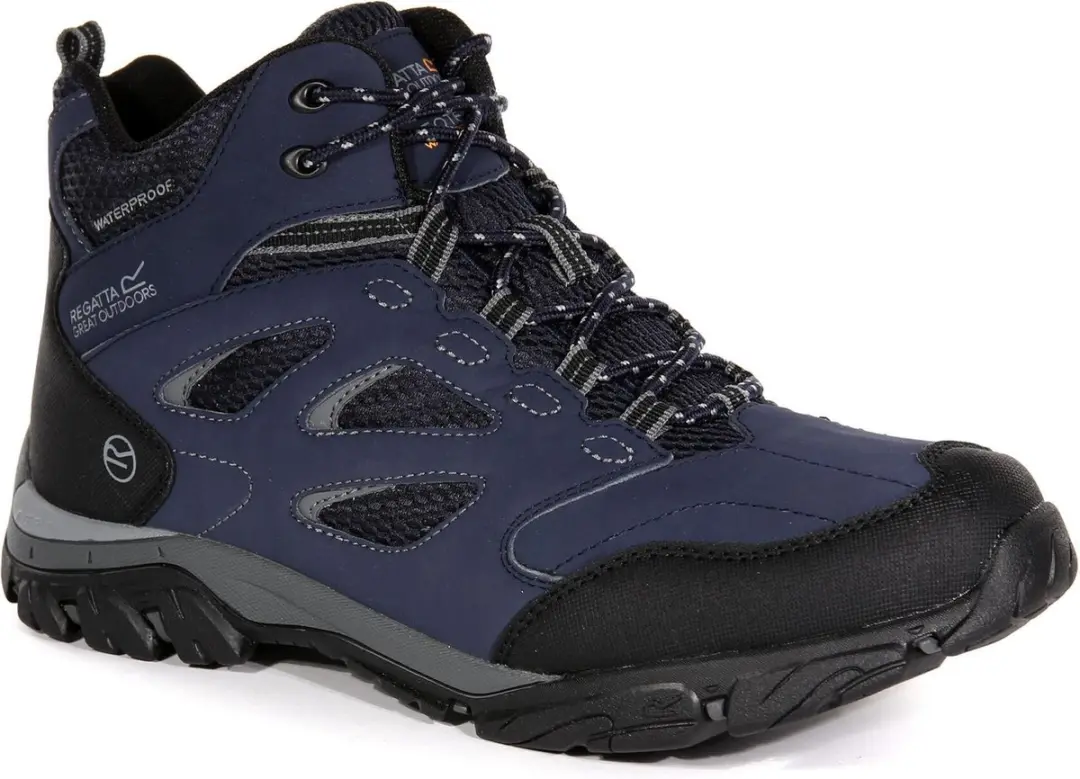 Regatta Holcombe Heren Wandelschoenen - Waterproof - Blauw - afbeelding 2 van 6