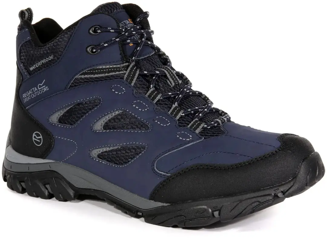 Regatta Holcombe Heren Wandelschoenen - Waterproof - Blauw - afbeelding 4 van 6