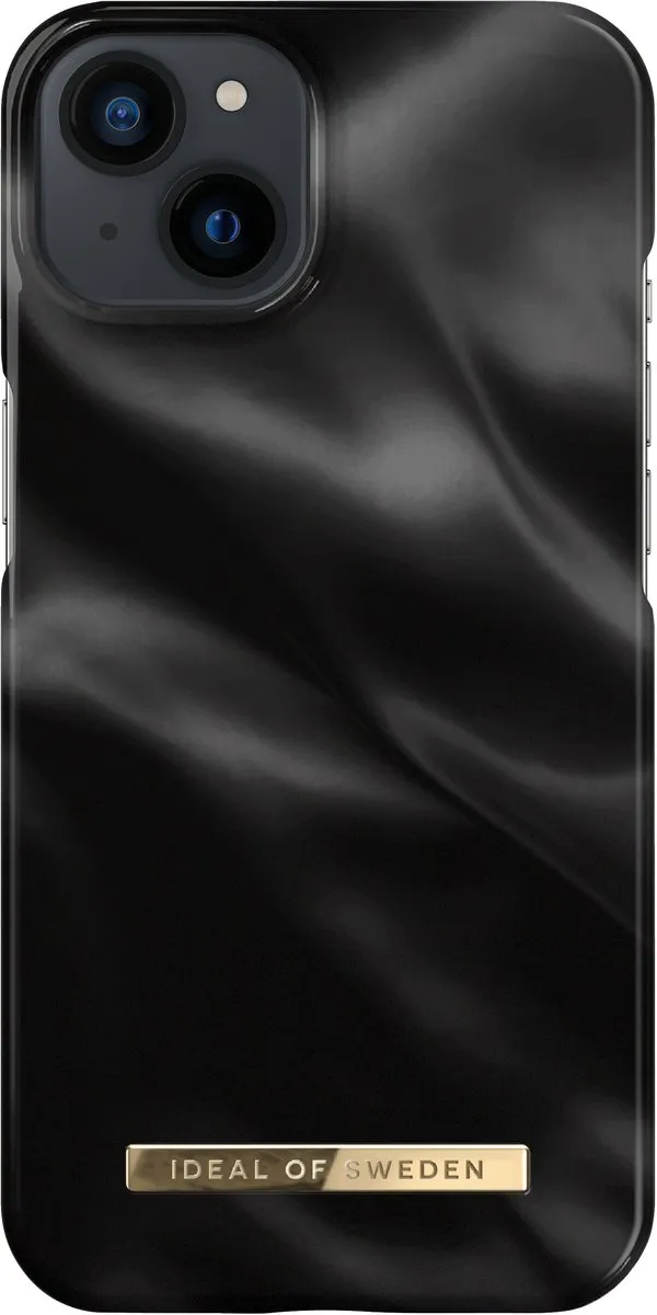 iDeal of Sweden iPhone 13 Fashion Case - Black Satin